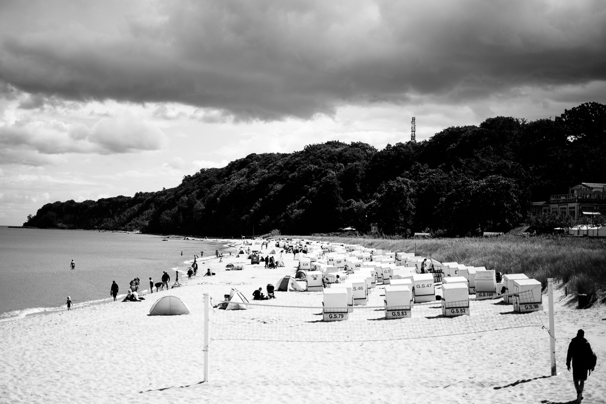 Strandkörbe am Strand von Göhren auf Rügen